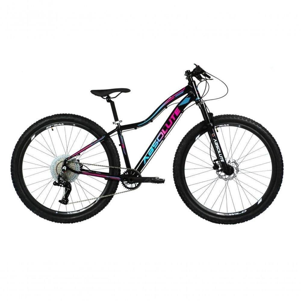 Bicicleta Aro 29 Absolute Hera Feminina 12v Garfo Trava No Guidão 1x12 Preto 15