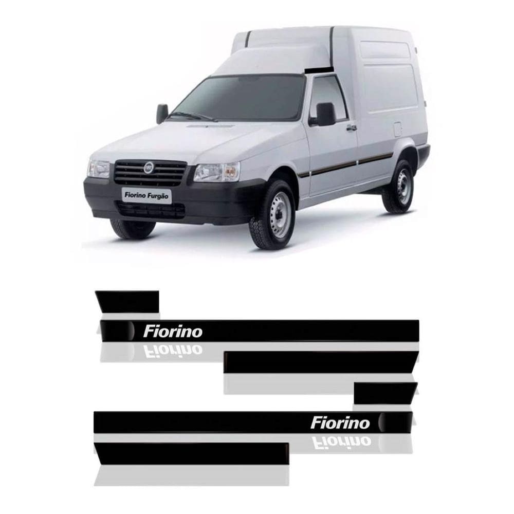 Jogo friso lateral fiorino - 6 peças personalizado  curta