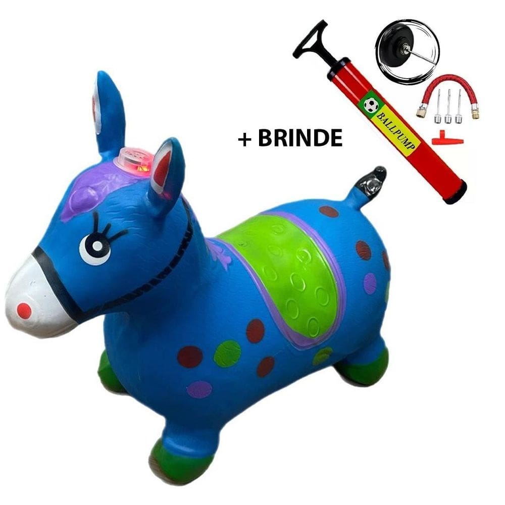 Cavalinho upa upa inflavel pocoto brinquedo + bomba