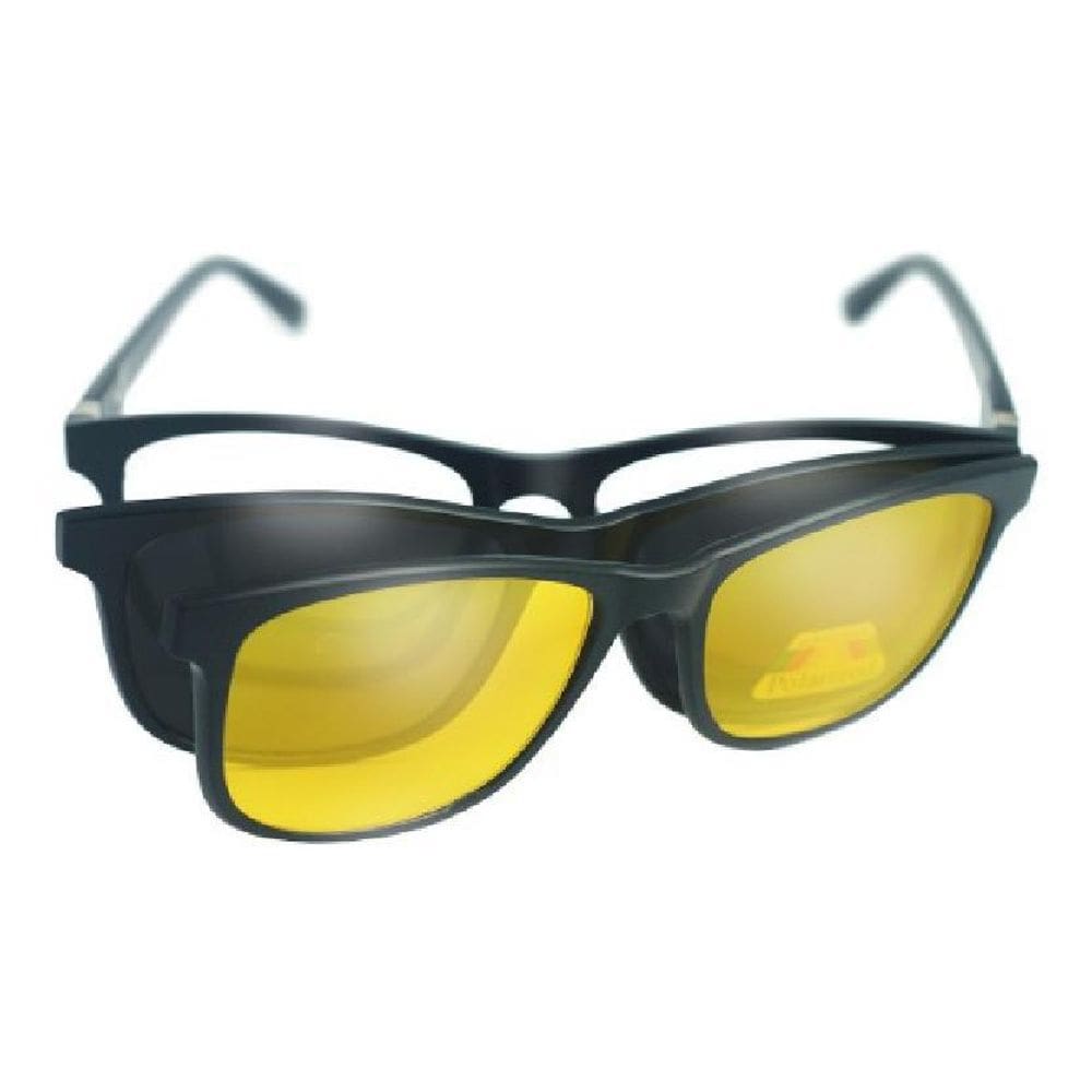 Óculos troca lentes feminino masculino quadrado 3 em 1 lent