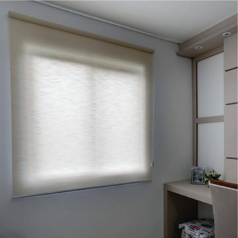 Persiana Rolo Translucido Bege - 1,30m x 1,60m