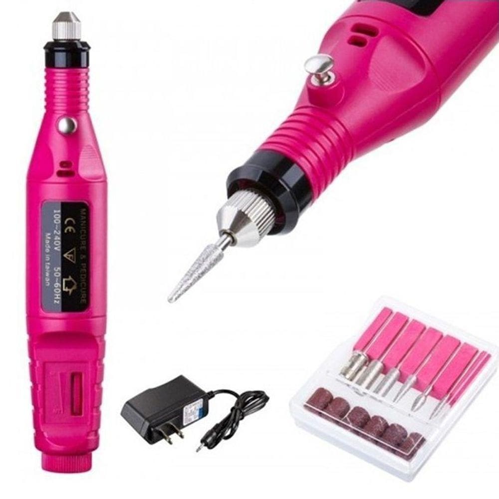 Lixa eletrica de unha pedicure e manicure salao de beleza