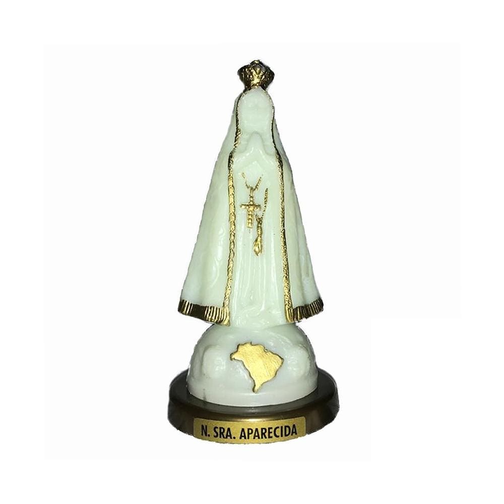 Imagem fosforescente nossa senhora aparecida brilha n escuro