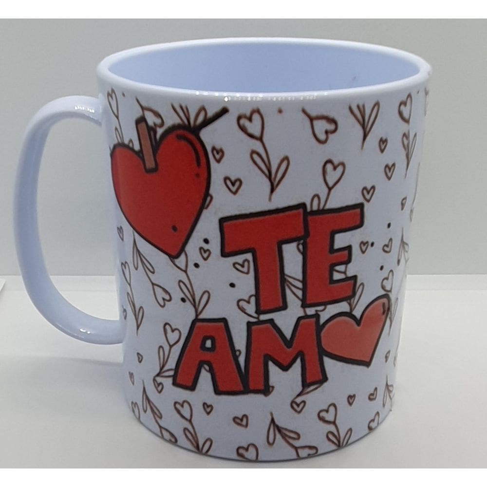 Caneca Em Polimero 325 Ml Linda Plastico Reforçado