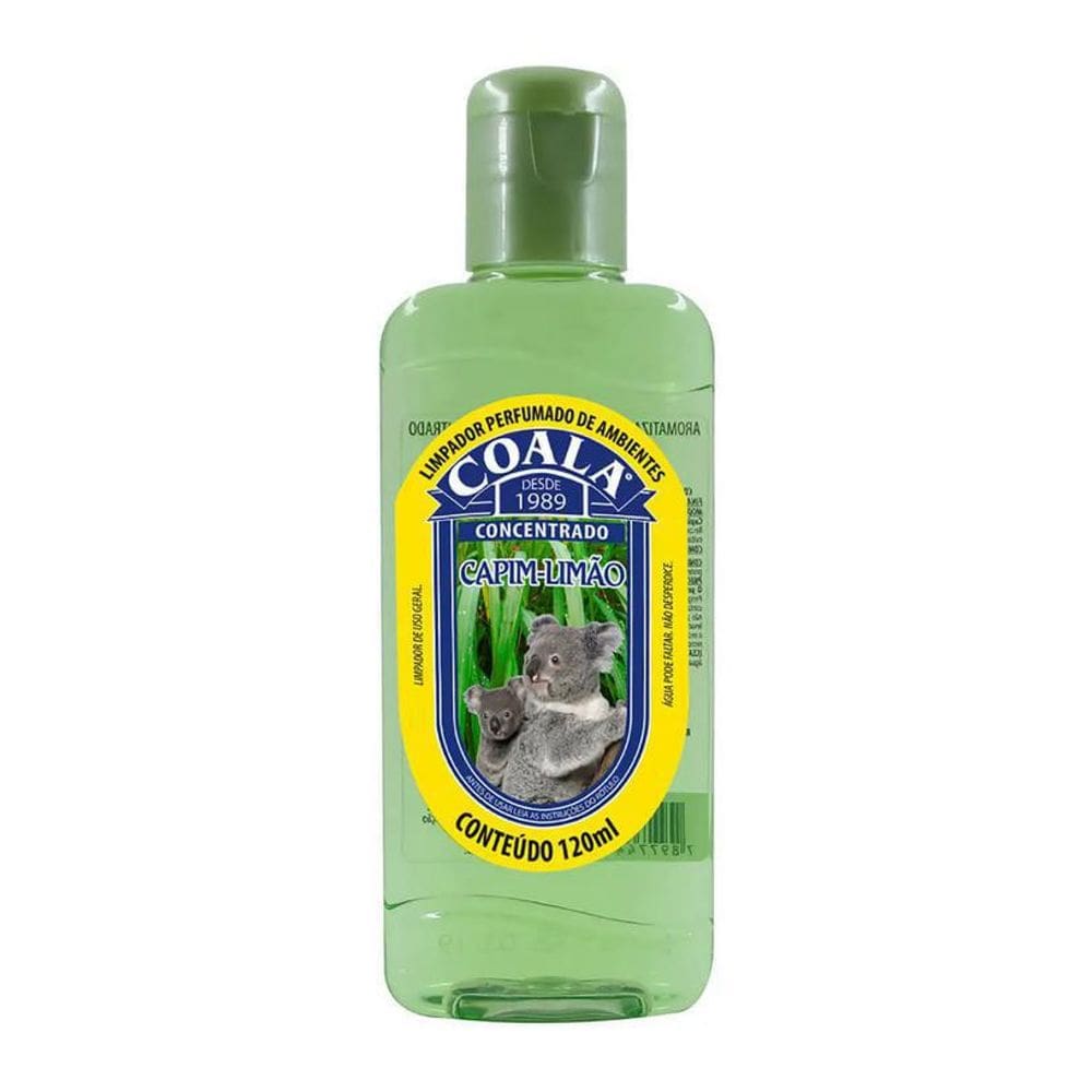 Essência limpadora concentrada coala capim limao120ml