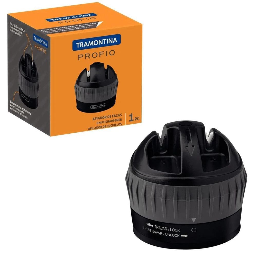 Afiador amolador de facas profio profissional - tramontina