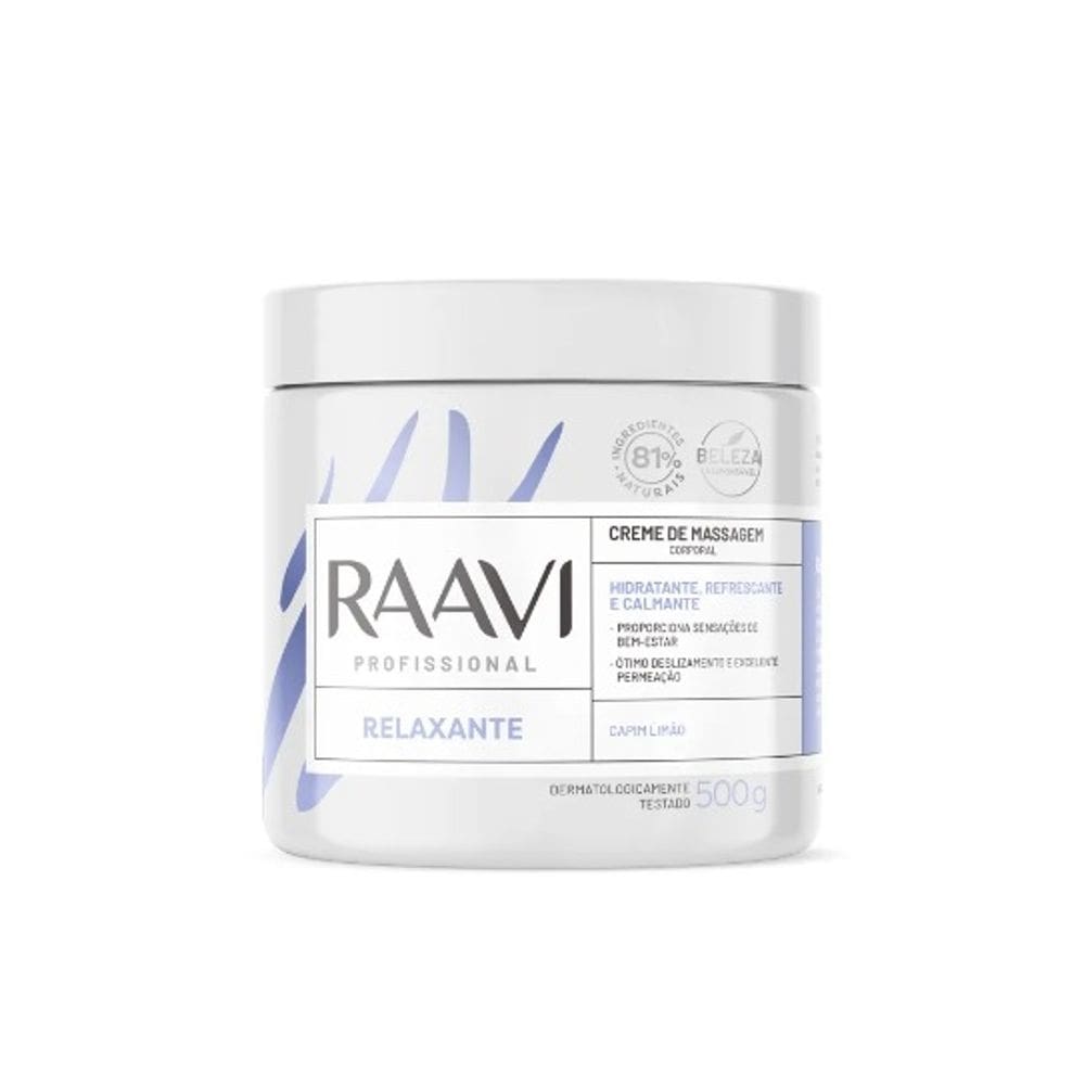 Creme Relaxante Corporal Spa Terapia 500G Raavi