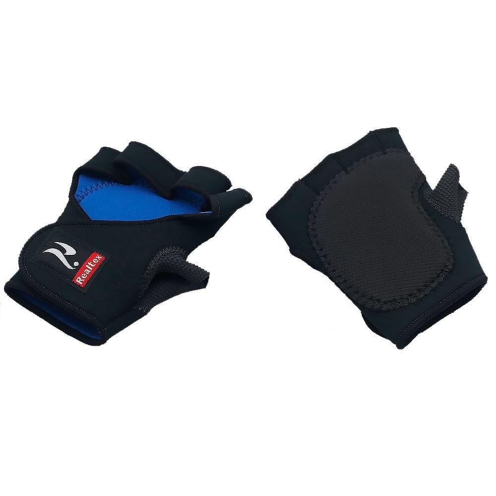 Protetor neoprene de palma com polegar realtex preto g