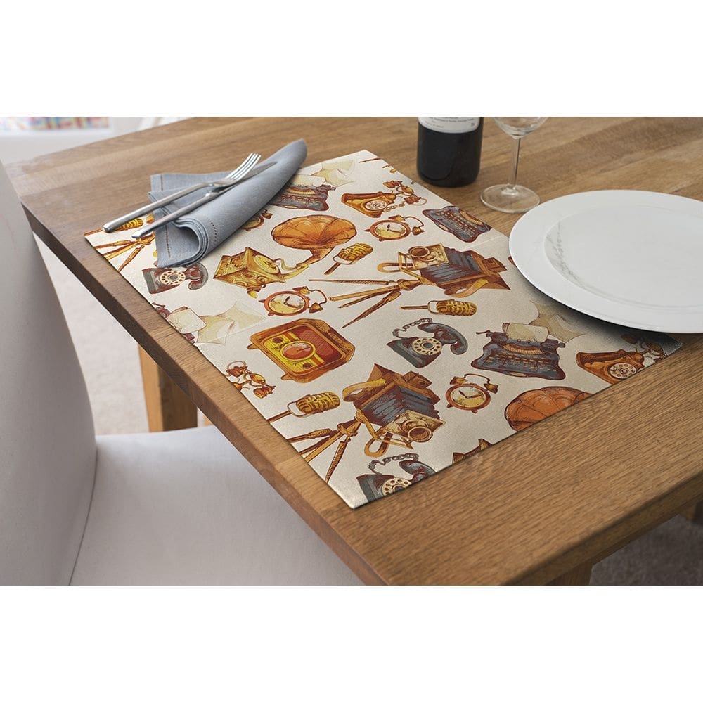 Jogo Americano Retangular 4 Lugares - Mesa Posta G00035