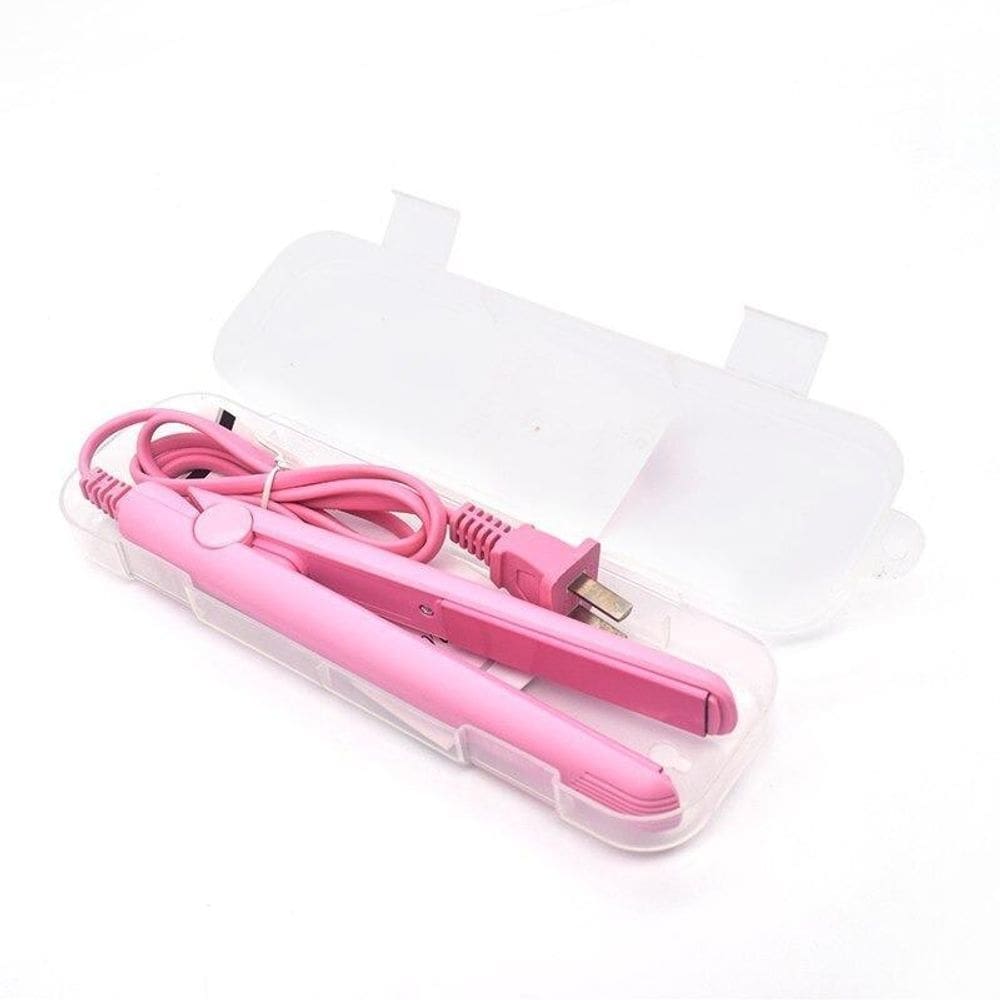 Mini chapinha prancha de bolsa portátil cabelo bivolt