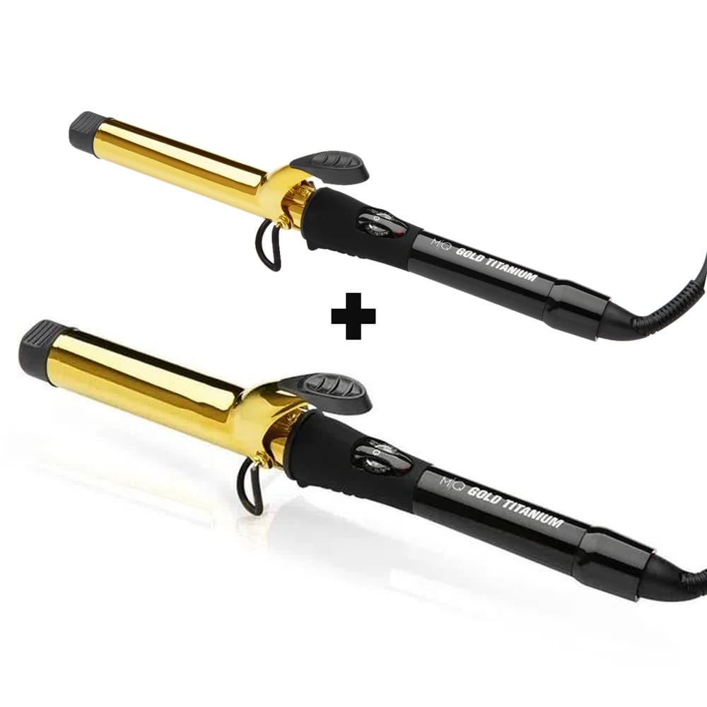 Kit Mq - Modelador De Cachos Gold Titanium 25Mm E Modelador De Cachos Gold Titanium 32Mm 230ºc Bv