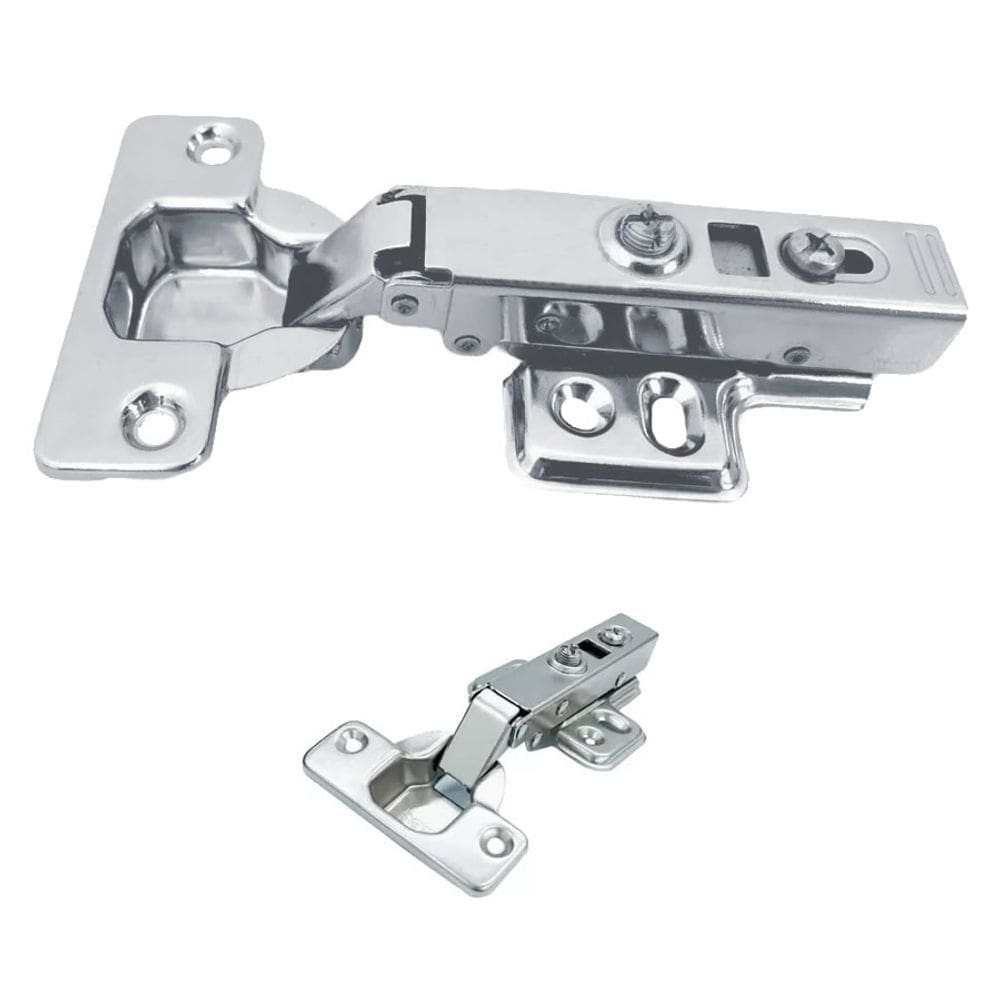 Dobradiça Reta Hardt Sem Amortecedor 6 Unidades