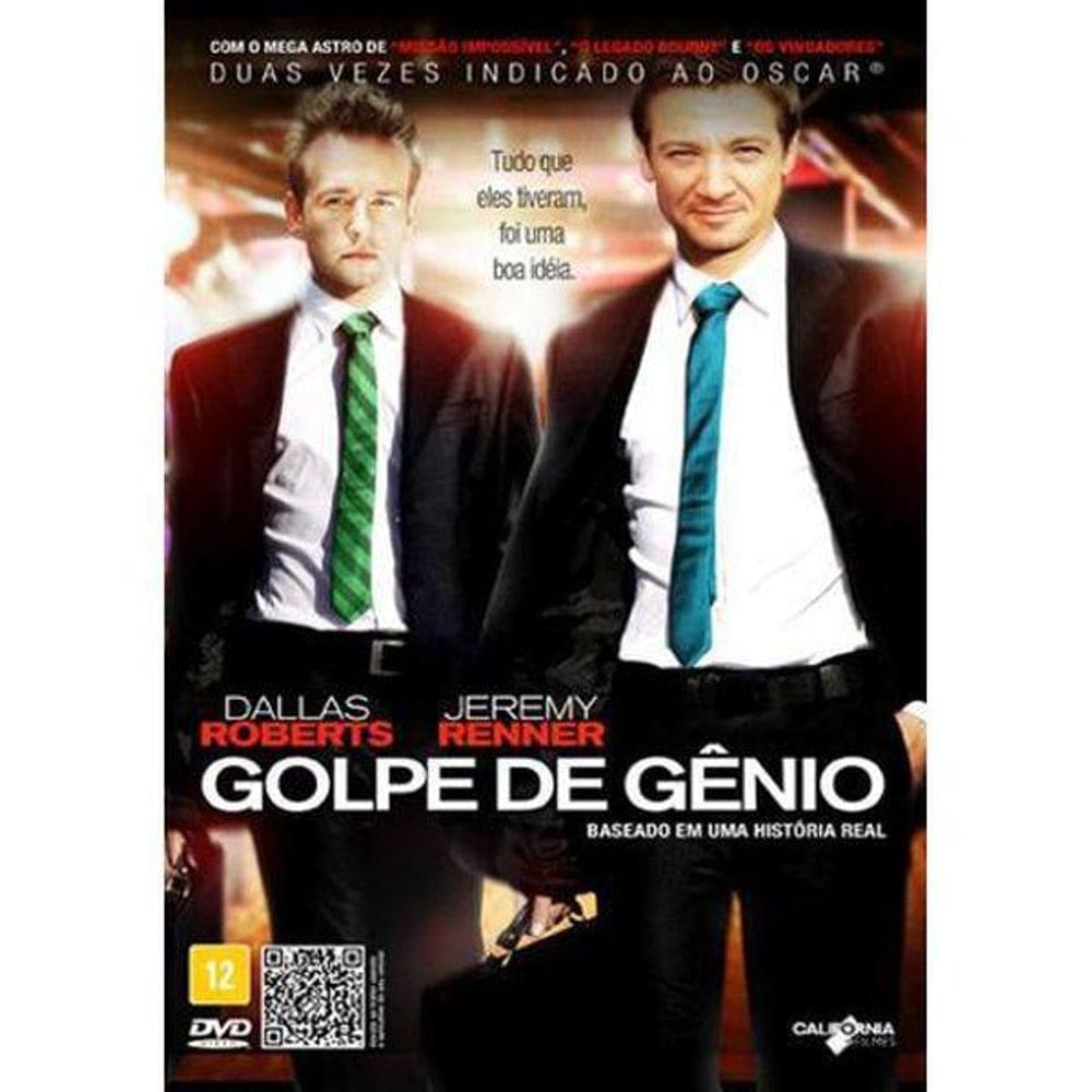 Dvd golpe de gênio - jeremy renner