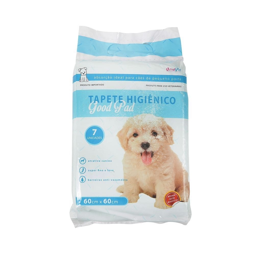 Tapete higiênico para cães good pad - 7 unidades
