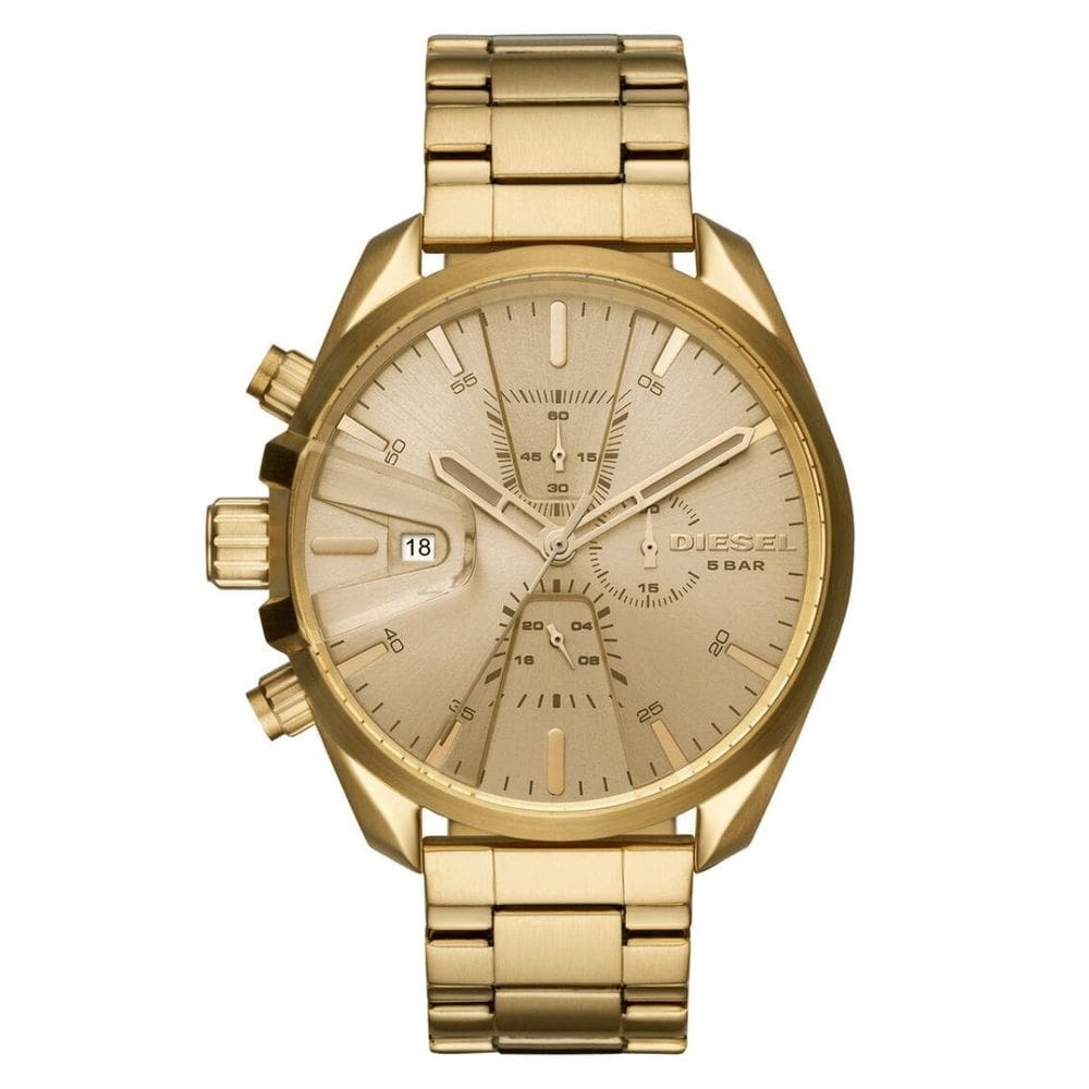 Relógio Masculino Dourado Cronógrafo