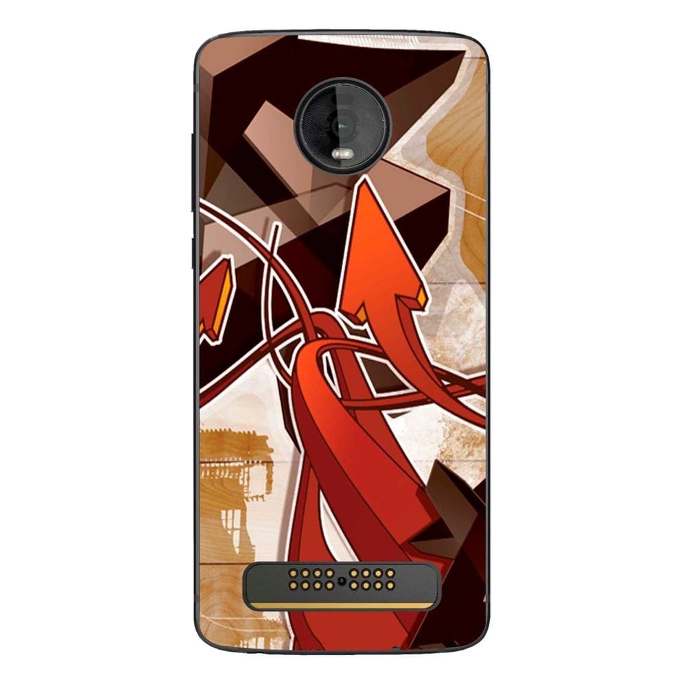 Capa Adesivo Skin071 Verso Para Motorola Moto Z4 (2019)