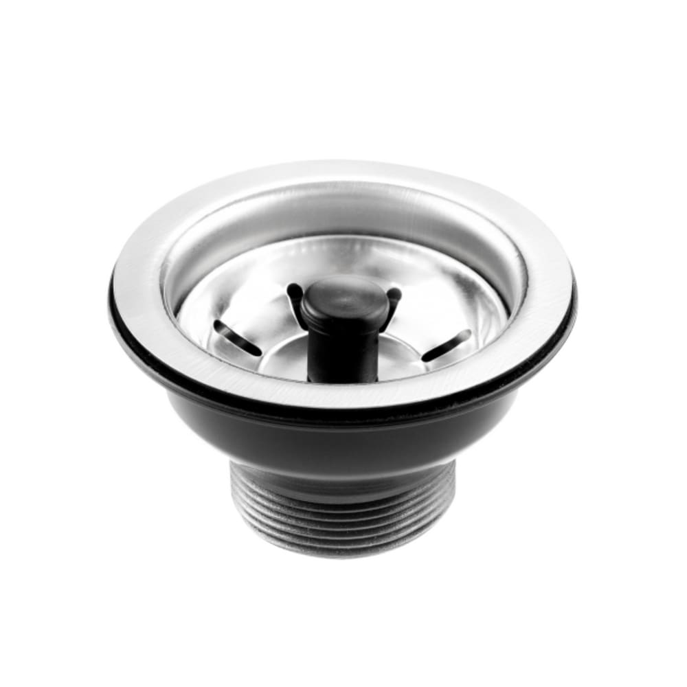 Válvula Inox Tipo Americana 3.1/2" c/Pino Plástico Preto