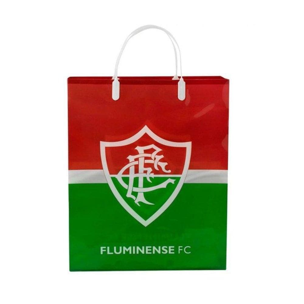 Sacola para presentes fluminense 33x27cm