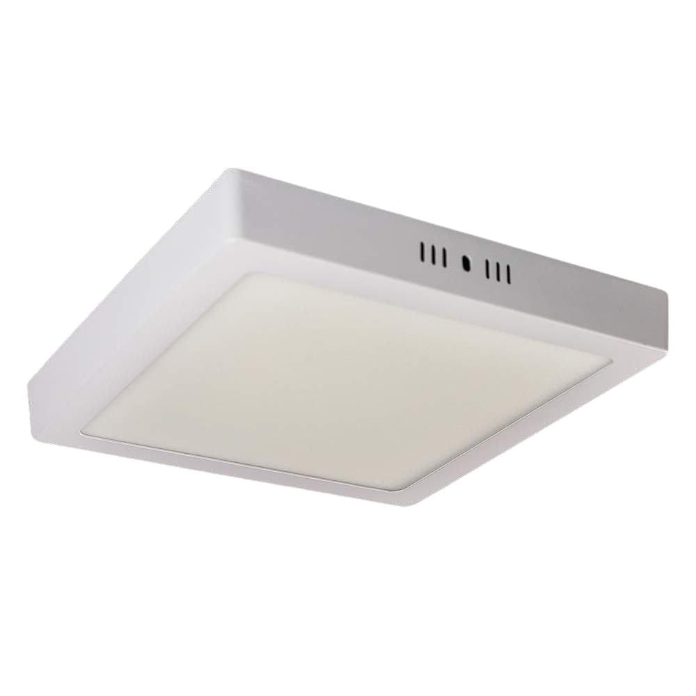 Painel Plafon de Sobrepor Quadrado Branco 16cm Led 12W 4000K Bivolt