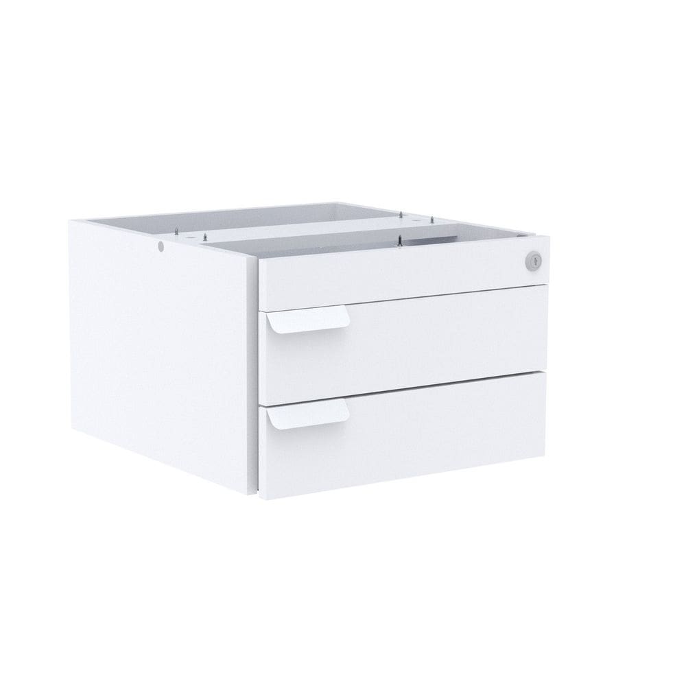 Gaveteiro Aéreo 02 Gavetas Corporativa Branco