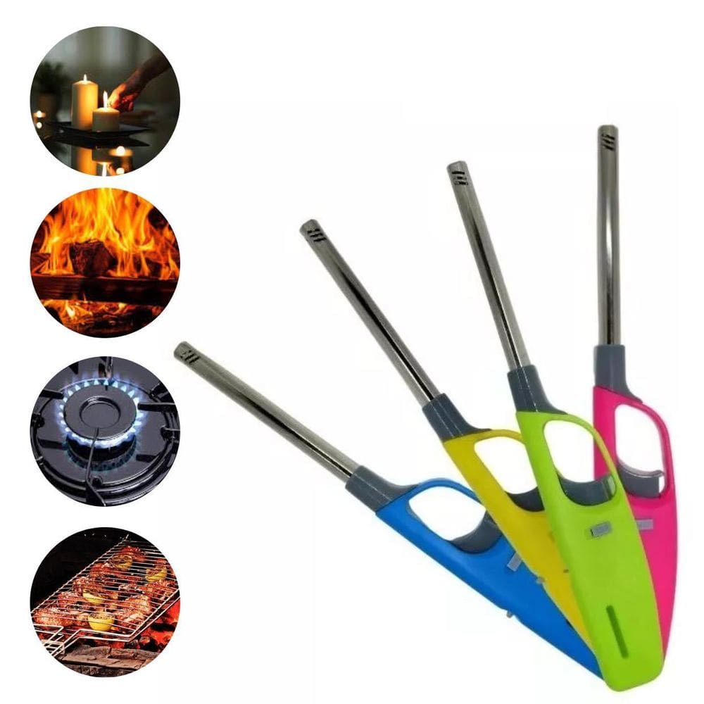 Isqueiro Acendedor De Fogão Com Botão De Aperta Lume Clik