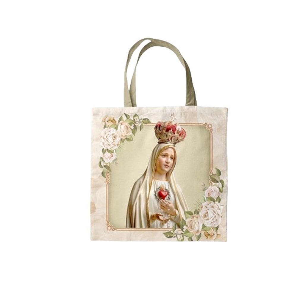 Ecobag Sacola de Nossa Senhora de Fátima de Tecido