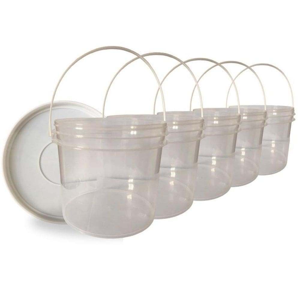 Pote para shampoo 2.2 litros 5 pçs