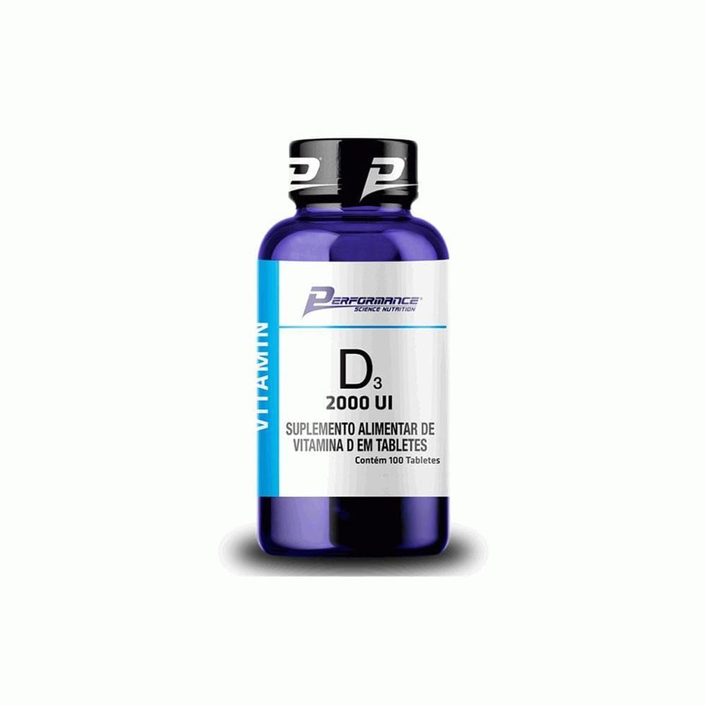 Vitamina D3 2000 Ui  100 Tabs  - Performance Nutrition