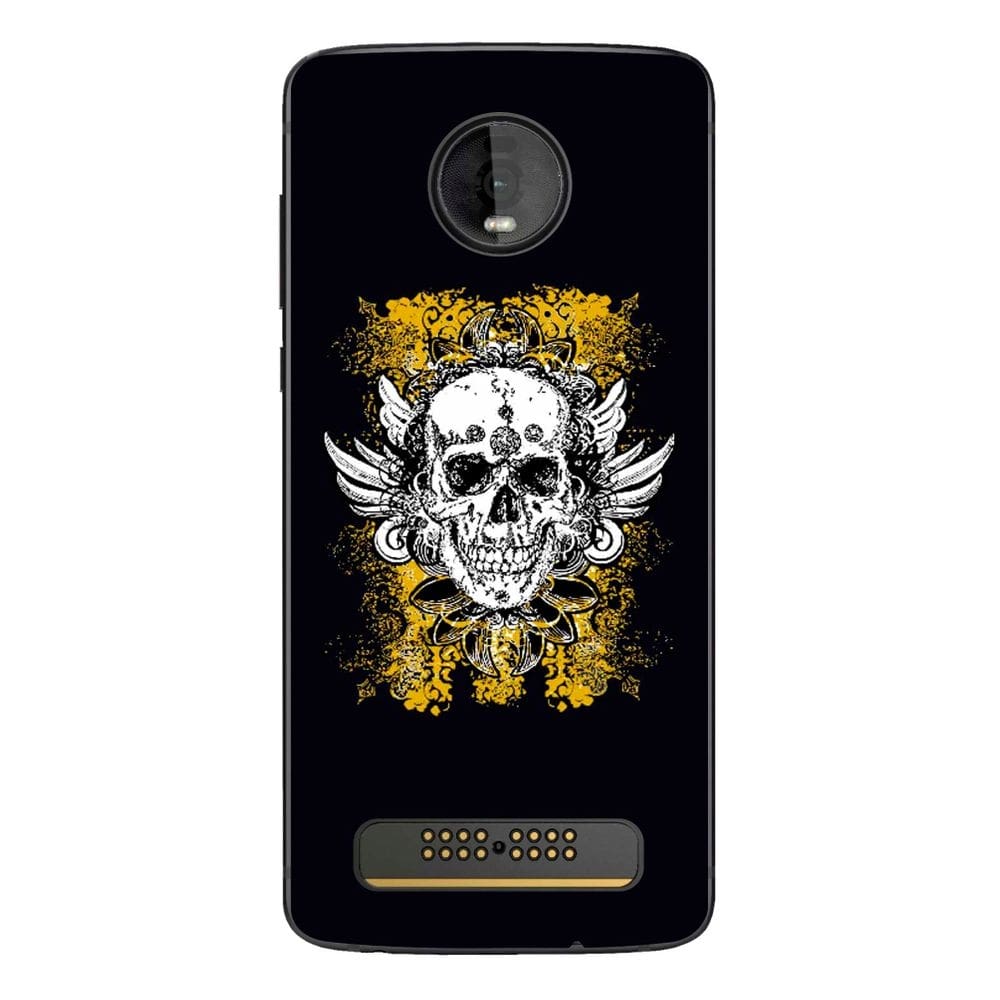 Capa Adesivo Skin374 Verso Para Motorola Moto Z4 (2019)