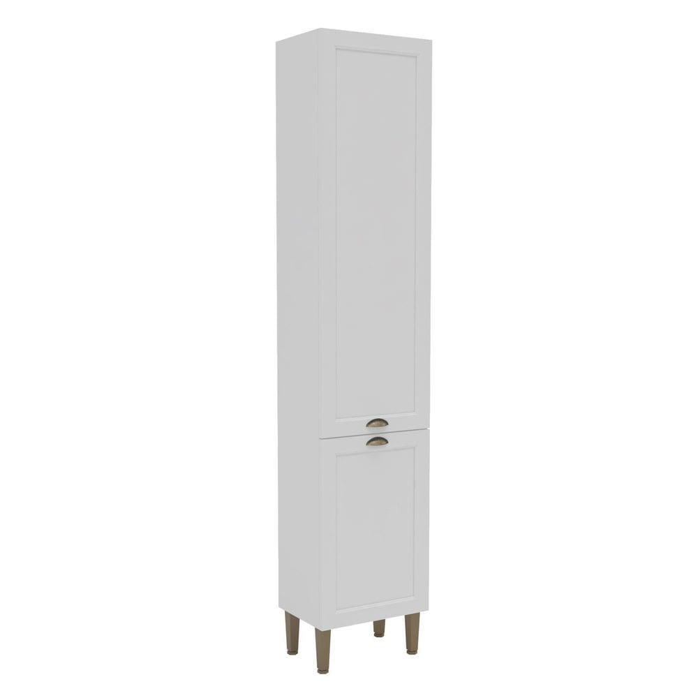 Armário Paneleiro 45cm com 2 Portas 2410 Provençal Branco