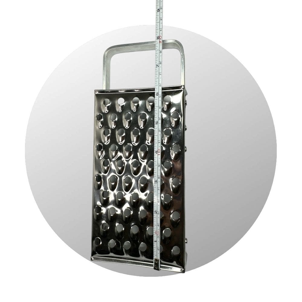 Ralador Pequeno De Queijo Escama Grossa Retangular Inox