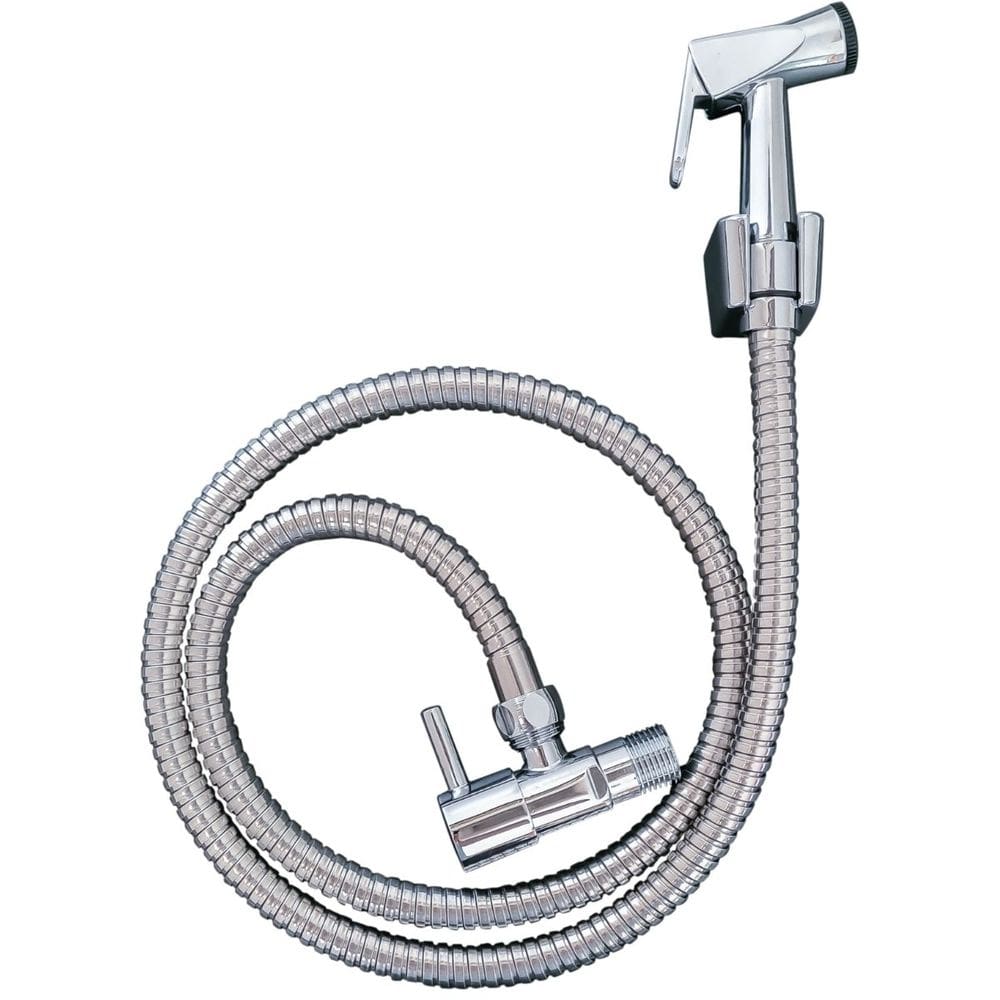 Kit Banheiro Ducha Higiênica 1.20m com Suporte Canopla 1/2"x1/2" Fertak