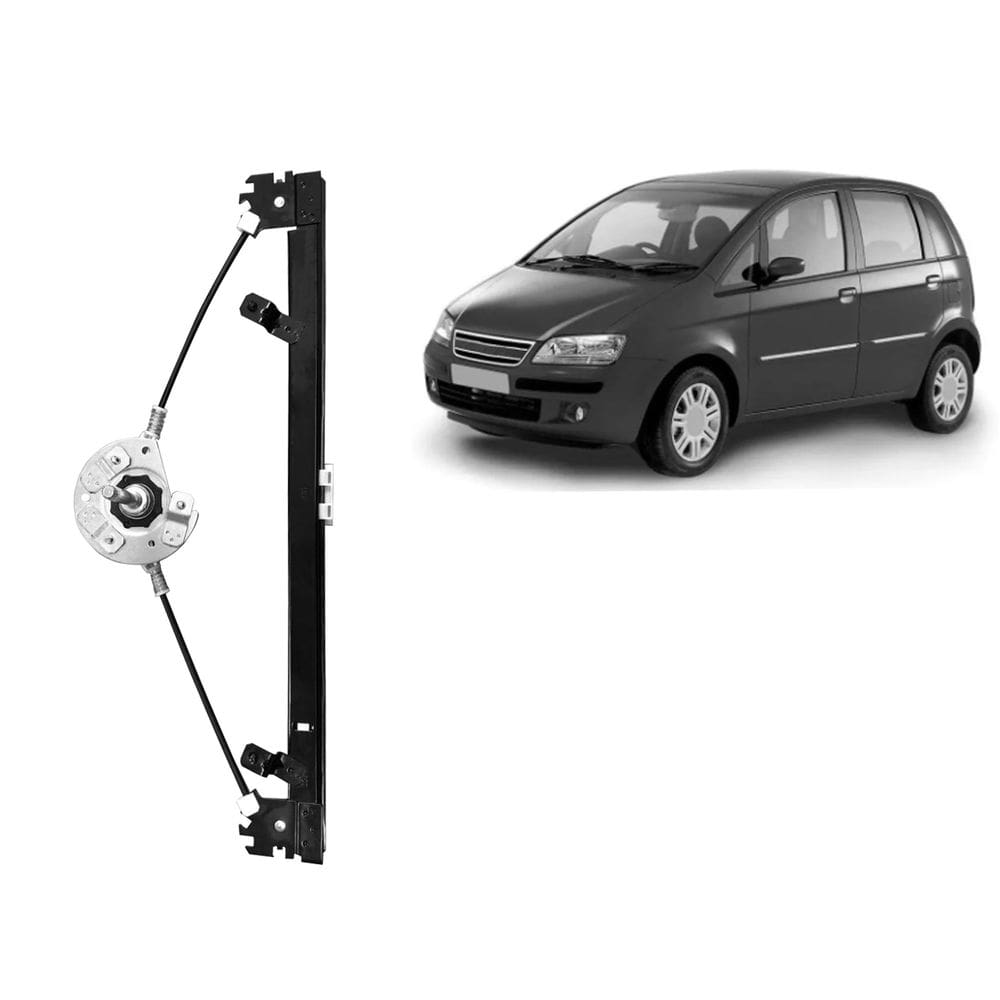 Maquina vidro manual idea traseiro 2006 até 2016 esq