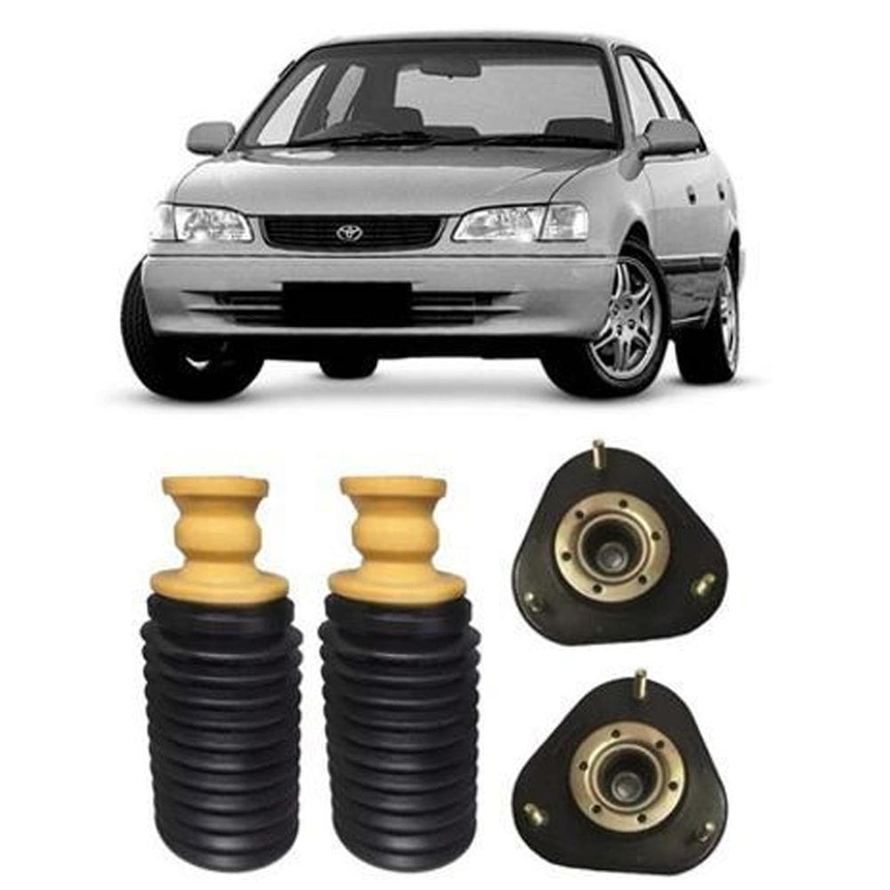 Par batente coifa coxim dianteiro corolla 2000 2001 2002