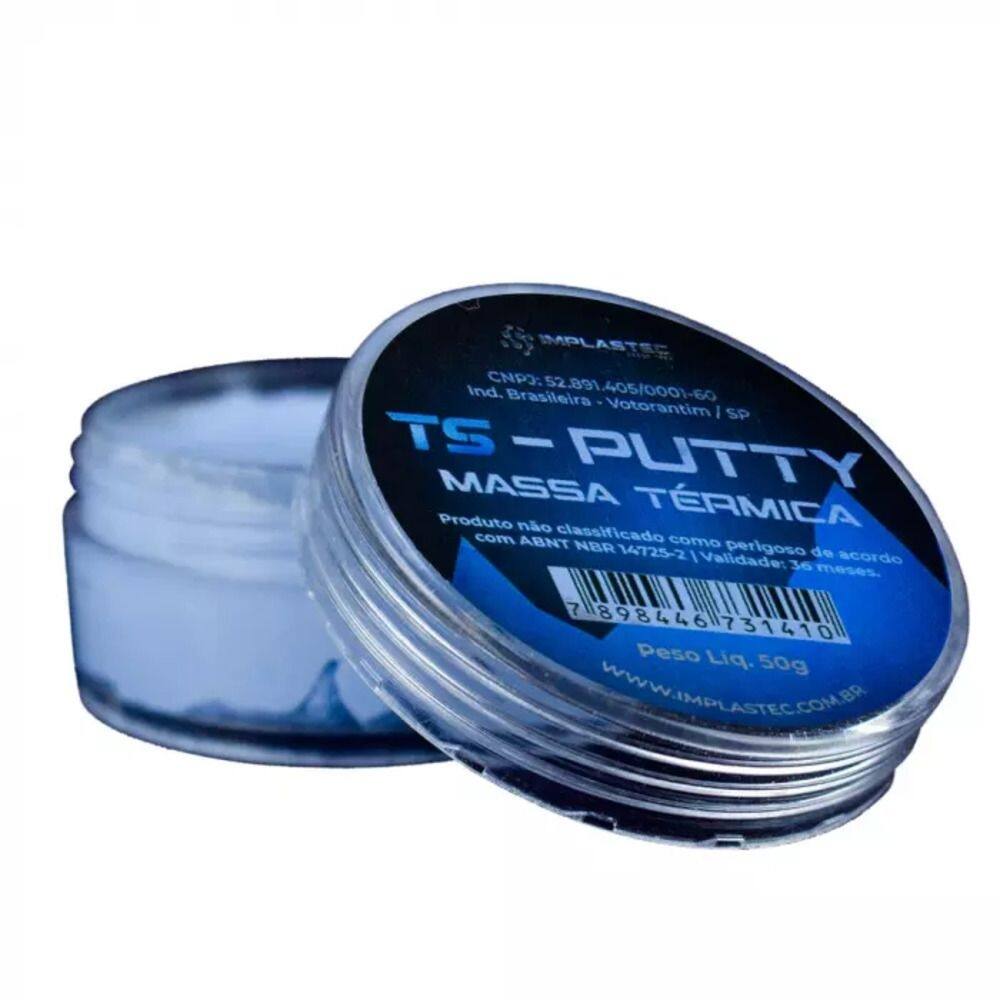 Massa Térmica TS PUTTY 50G Implastec