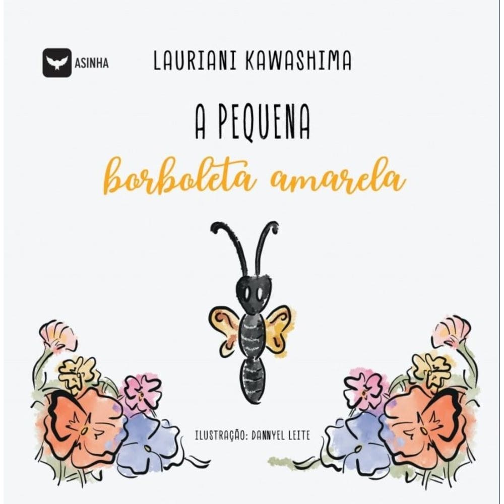 A pequena borboleta amarela