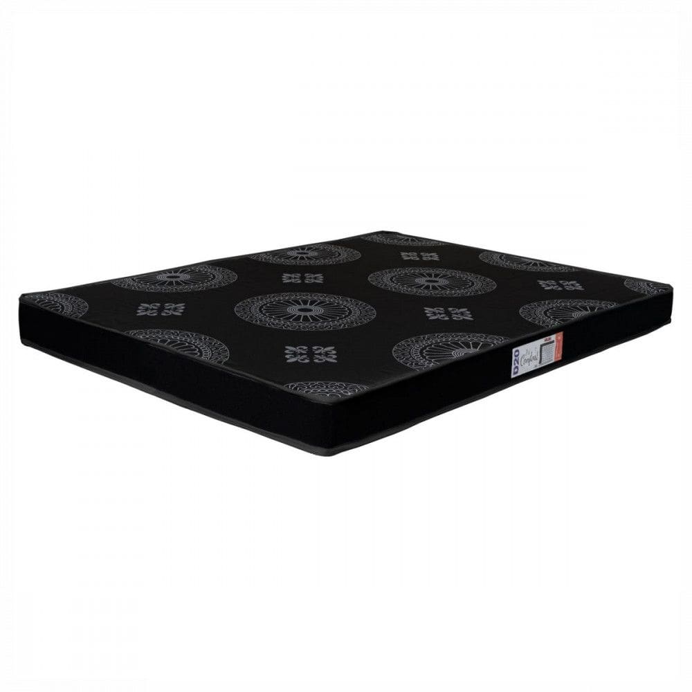 Colchão Casal Espuma D20 Pro Confort 138x188x12cm Preto Hellen