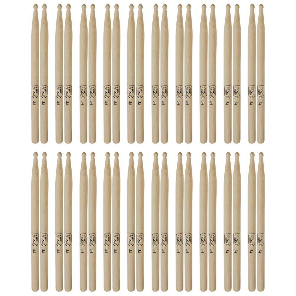 Kit com 25 Pares de Baquetas para Bateria Maple 5A New York