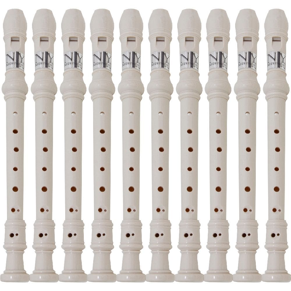 Kit 25 Flautas Doce Barroca FL 20B New York