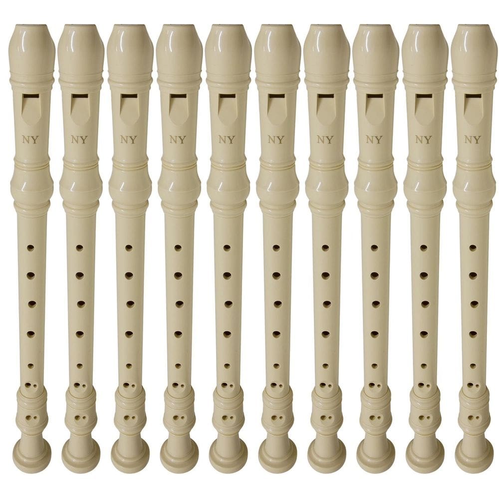 Kit 100 Flautas Doce Germânica FL 20G New York