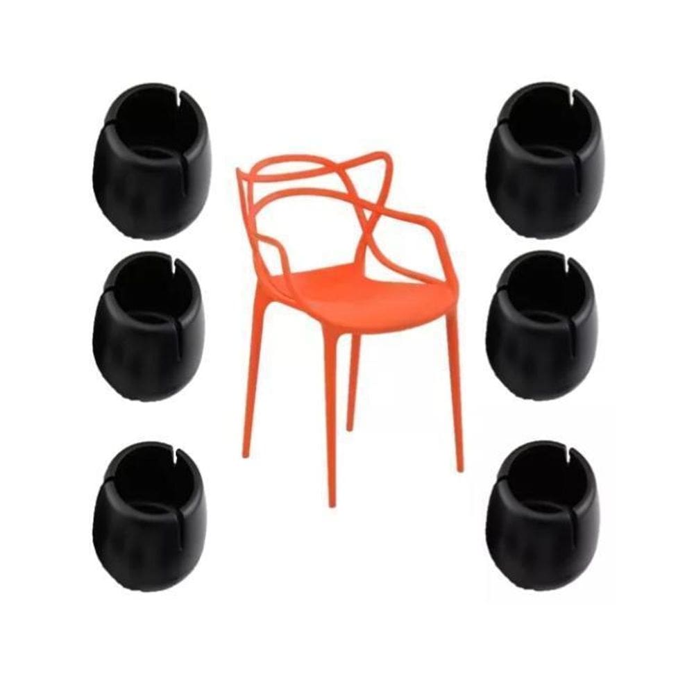 Kit 4 Pezinho De Silicone Semirrígido Com Feltro 12-16Mm