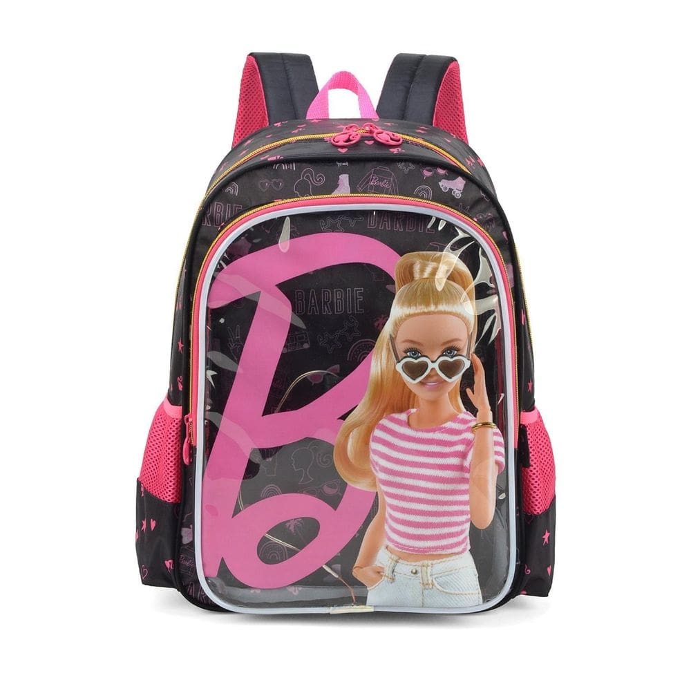 Mochila Escolar Barbie Com Led Brilha De Costas Luxcel
