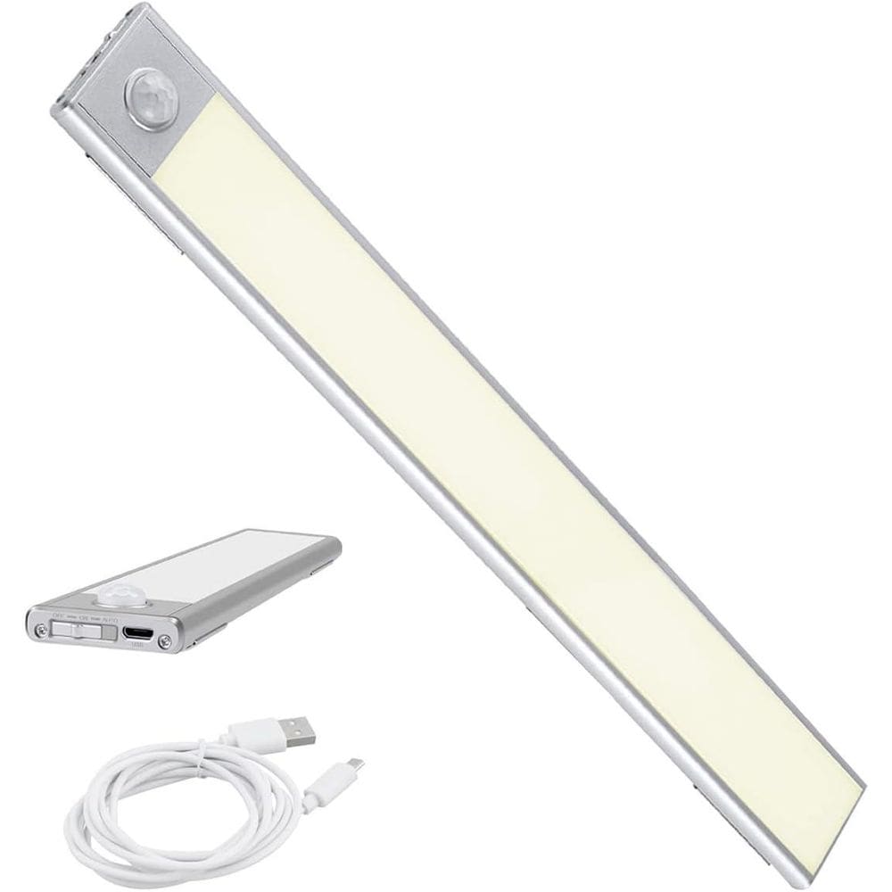 Luminária Led Com Sensor De Movimento Recarregável 40Cm
