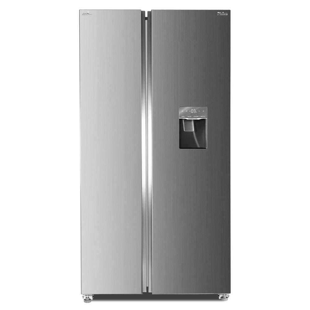 Geladeira Philco 434 Litros Frost Free Side By Side Eco Inverter Prata PRF535ID 220V