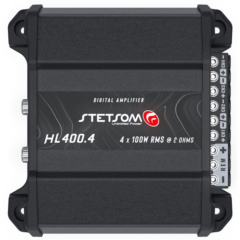 Módulo Amplificador Digital Stetsom Hl400.4 4 Canais 400W RMS 2 Ohms
