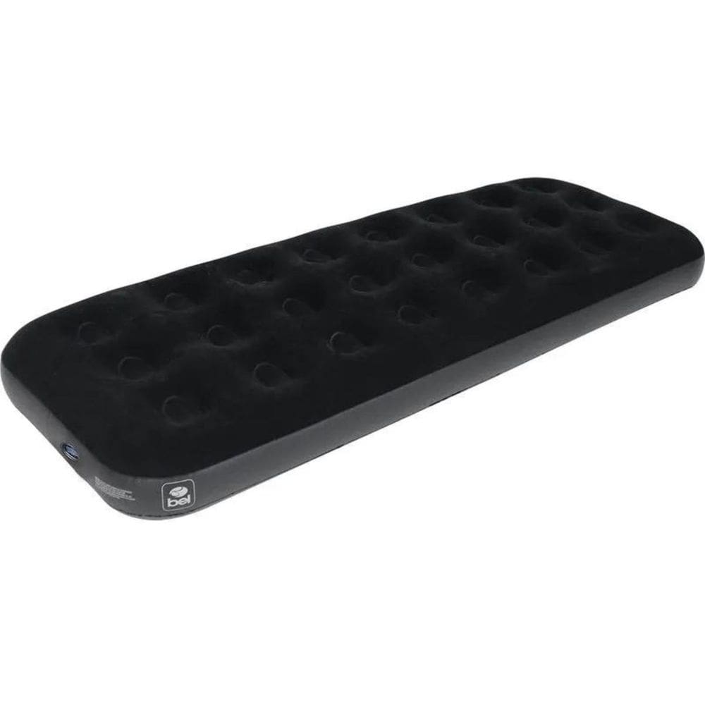 Colchão Inflável Deluxe Comfort Solteiro 150kg Aveludado Kit Reparo Belfix