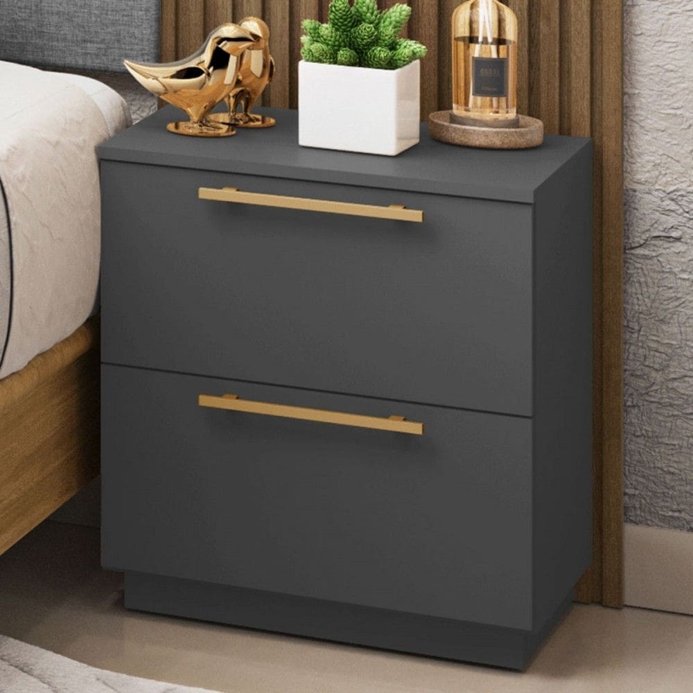 Mesa de Cabeceira Dubai 2 Gavetas