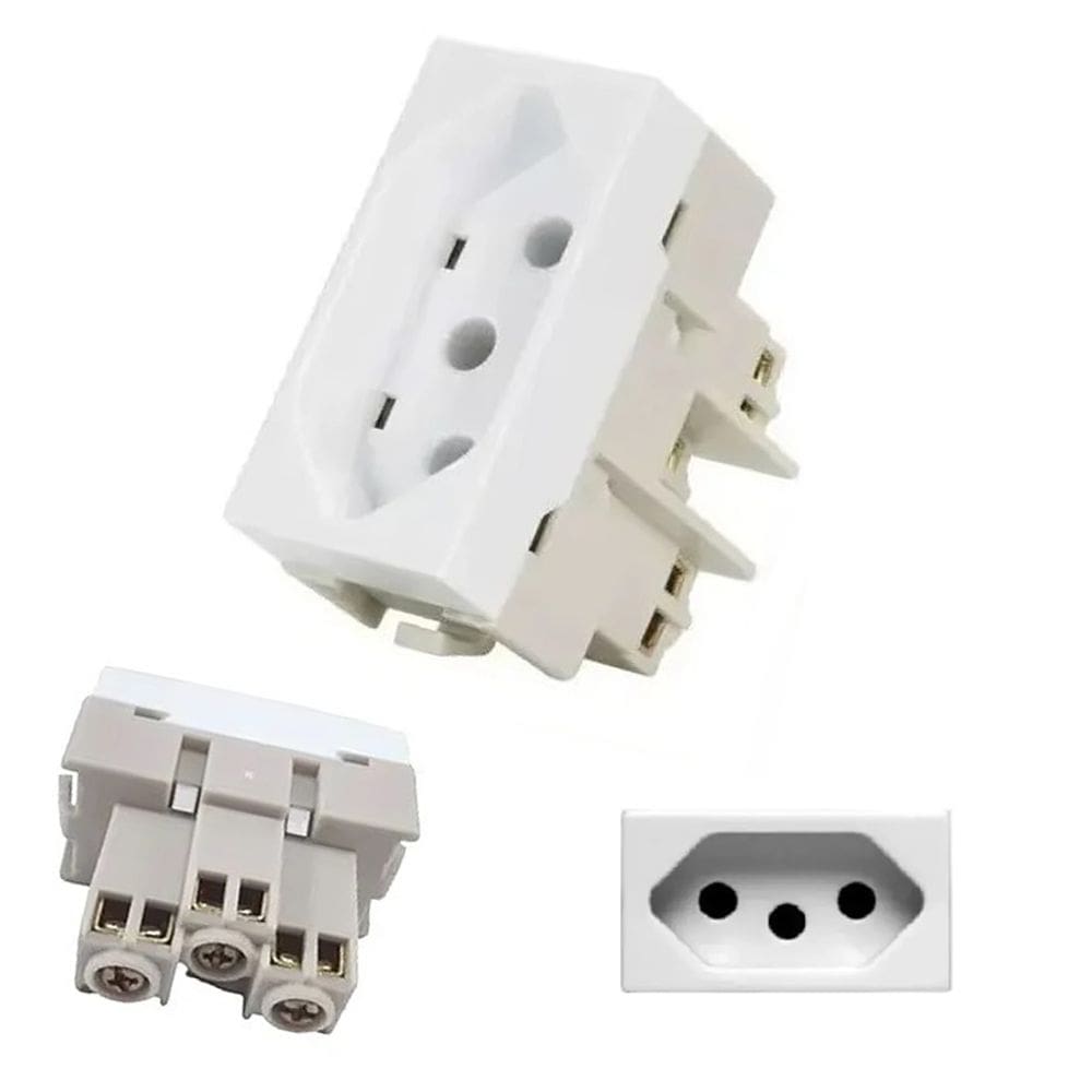Modulo Tomada 2P+T 20A 250V Qm50037 Qtmov