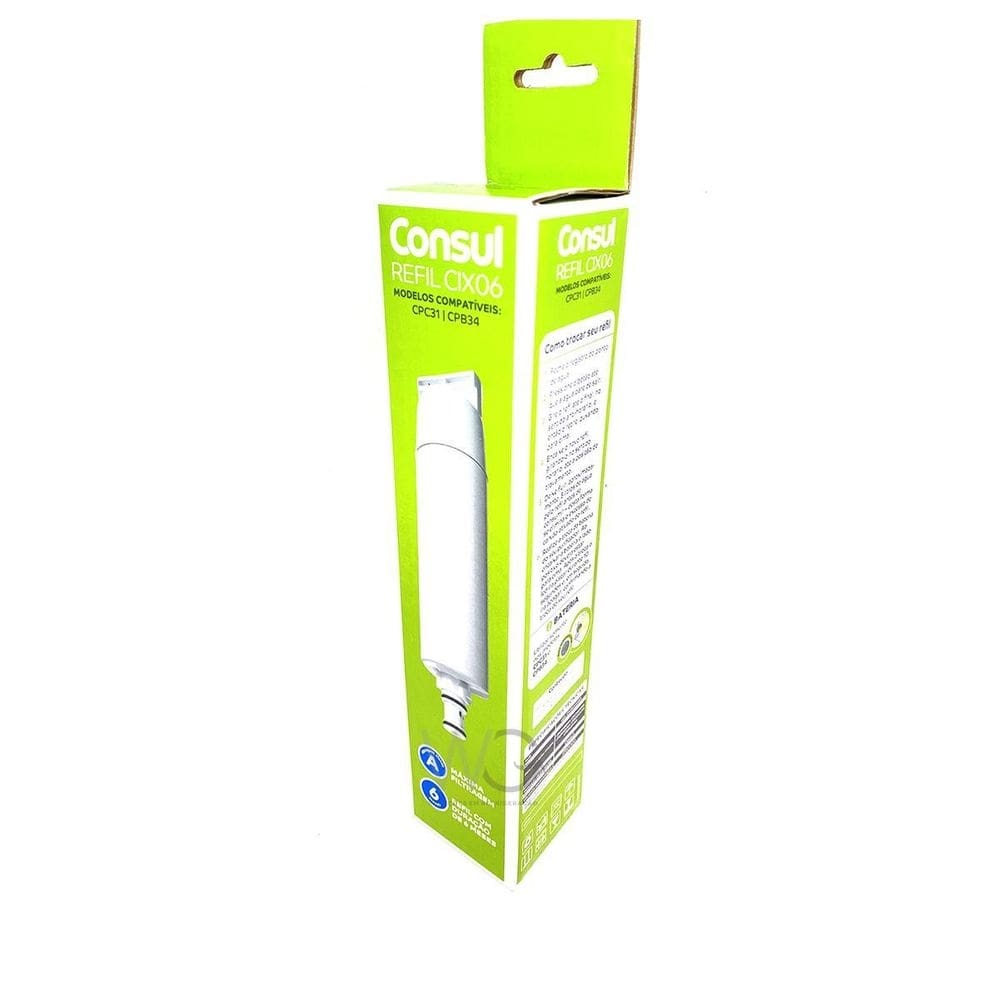 Refil filtro purificador de água consul w10901034
