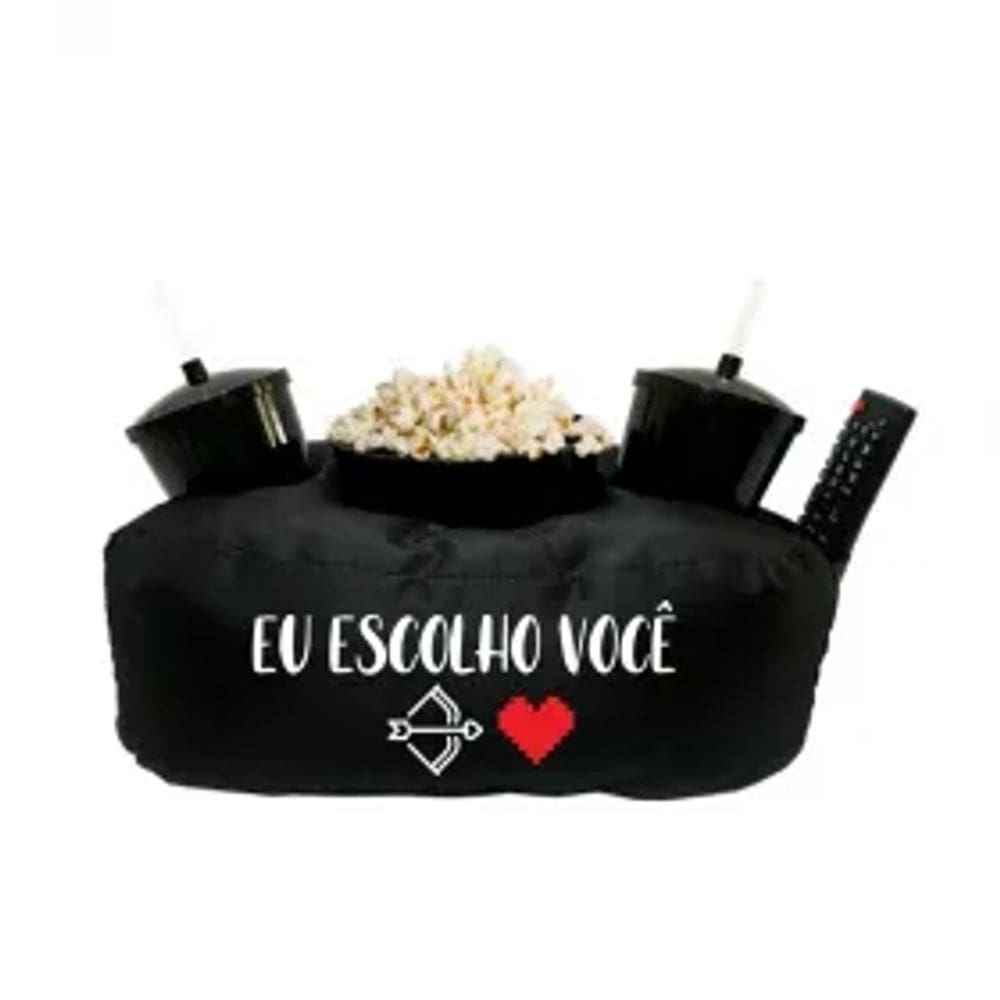 Almofada Pipoca Casal - Eu amo você
